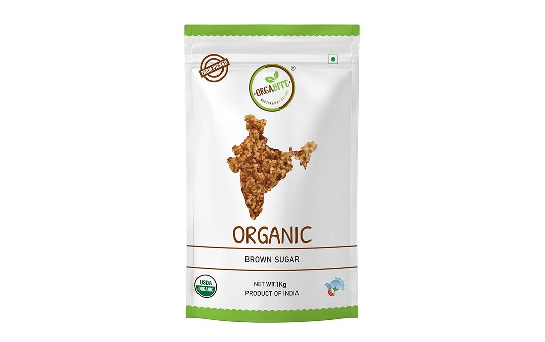 Orgabite Organic Brown Sugar    Pack  1 kilogram